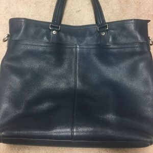Navy Coach Transatlantic tote